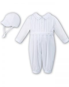 Buy-White-Long-Sleeve-Christening-&-Occasion-Romper-with-Hat--Barry